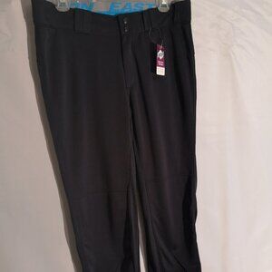 NWT Easton Ladies Size XL Black 3/4 Length Leg Running Pants